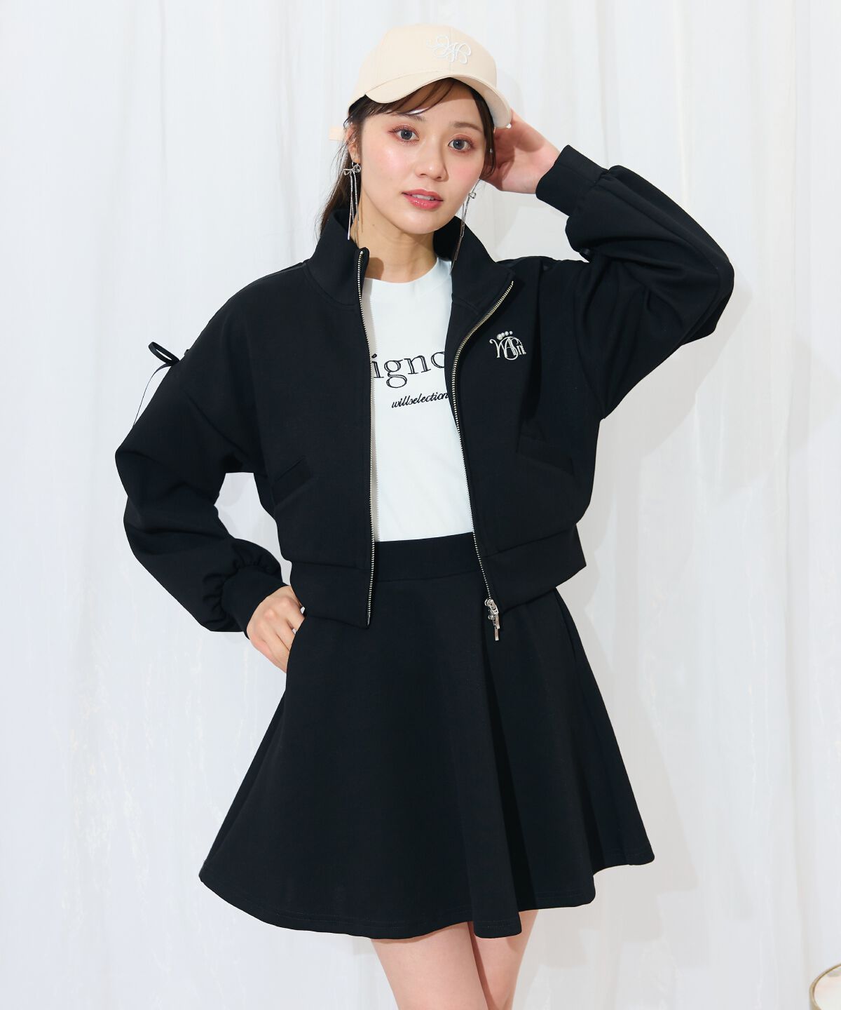 WILLSELECTION「スウェットフレアミニスカート」|フレア|