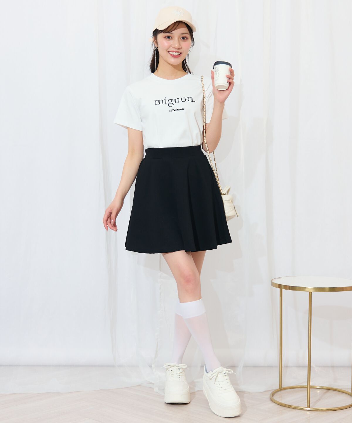 WILLSELECTION「スウェットフレアミニスカート」|フレア|