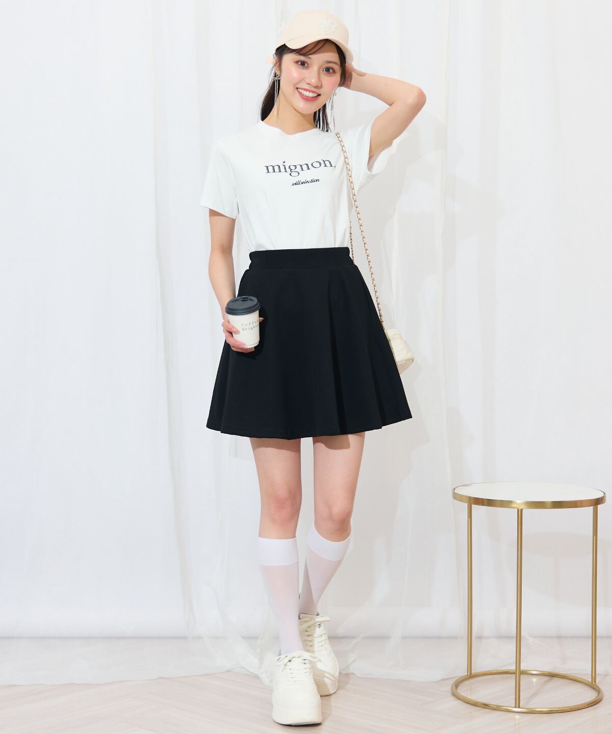 WILLSELECTION「スウェットフレアミニスカート」|フレア|