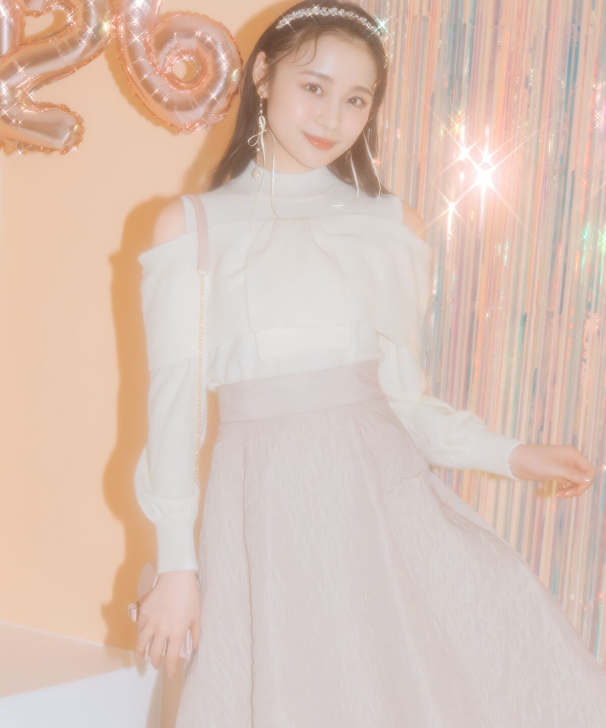 WILLSELECTION「ツイストリボンオフショルニット」|ニット・セーター|