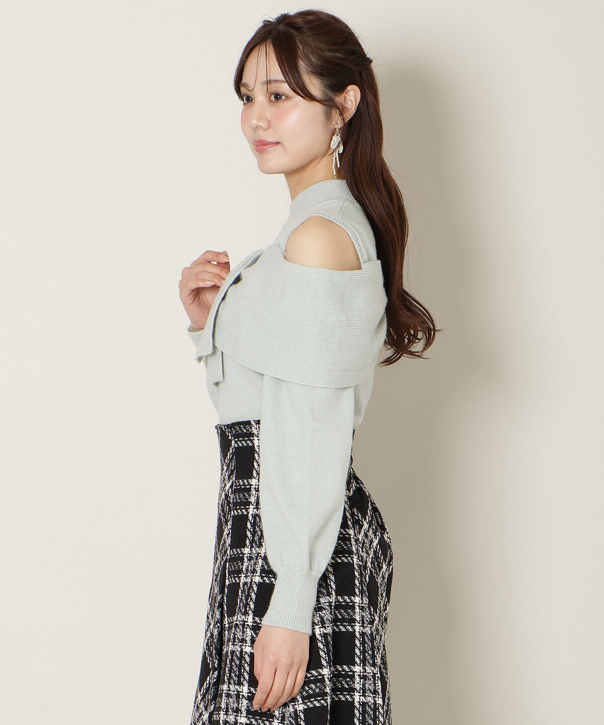 WILLSELECTION「ツイストリボンオフショルニット」|ニット・セーター|