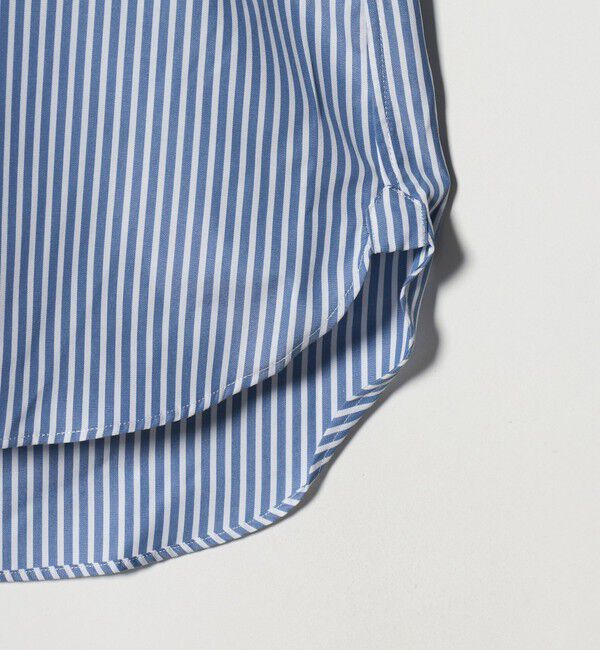 UNITED ARROWS「イージーケア AG カラーストライプ セミワイドカラーシャツ 抗菌防臭」|シャツ・ブラウス|