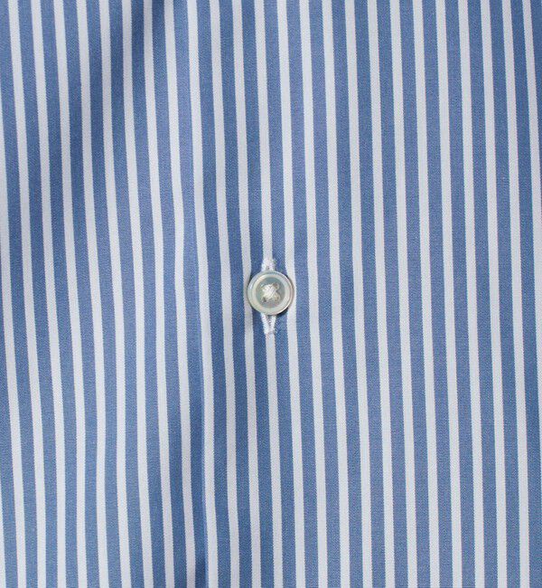 UNITED ARROWS「イージーケア AG カラーストライプ セミワイドカラーシャツ 抗菌防臭」|シャツ・ブラウス|