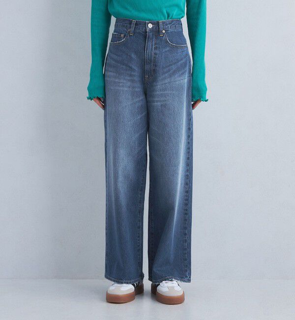 UNITED ARROWS green label relaxing「［size SHORT/TALLあり］ワイド デニム パンツ」|デニム|