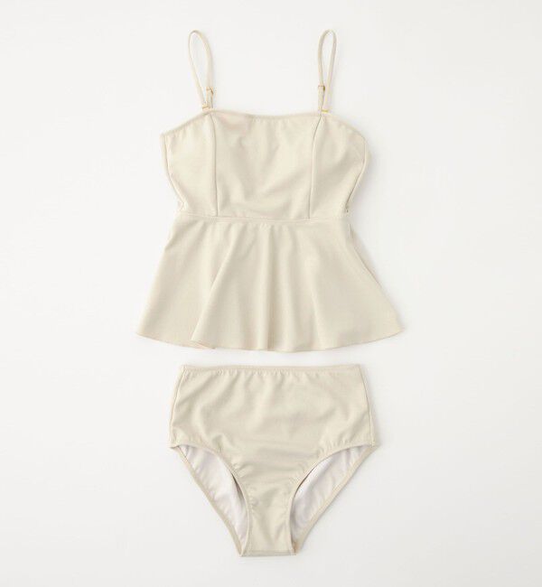 UNITED ARROWS green label relaxing「ジョーゼット風 ペプラムビスチェ&ショーツ スイムウェア / 水着」|その他|