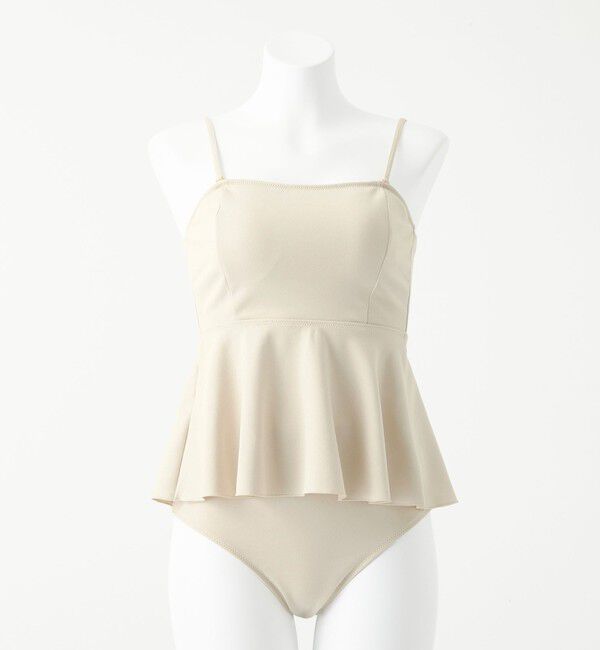 UNITED ARROWS green label relaxing「ジョーゼット風 ペプラムビスチェ&ショーツ スイムウェア / 水着」|その他|