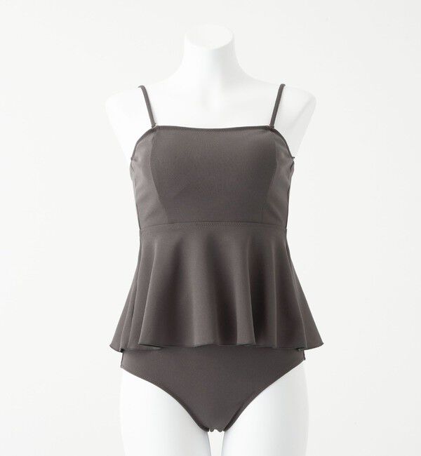 UNITED ARROWS green label relaxing「ジョーゼット風 ペプラムビスチェ&ショーツ スイムウェア / 水着」|その他|