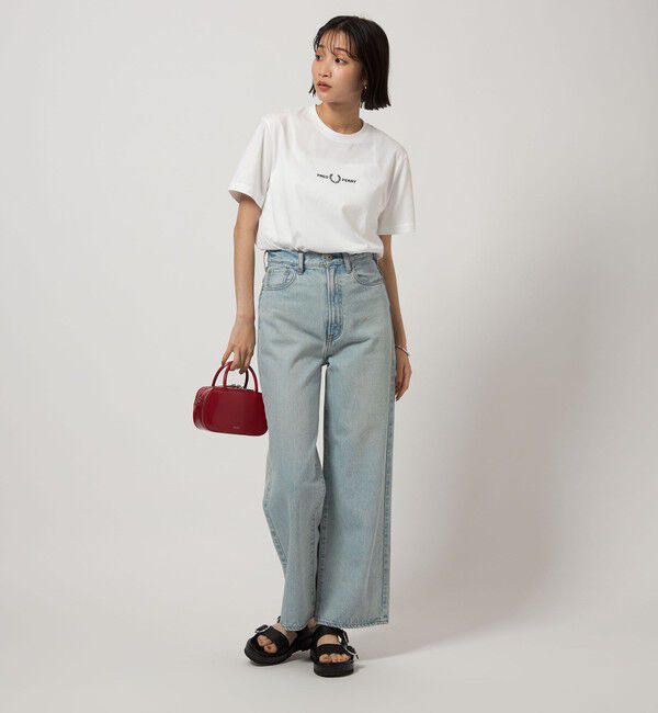 UNITED ARROWS green label relaxing「＜FRED PERRY＞ エンブロイダリー ショートスリーブ Tシャツ」|Tシャツ・カットソー|