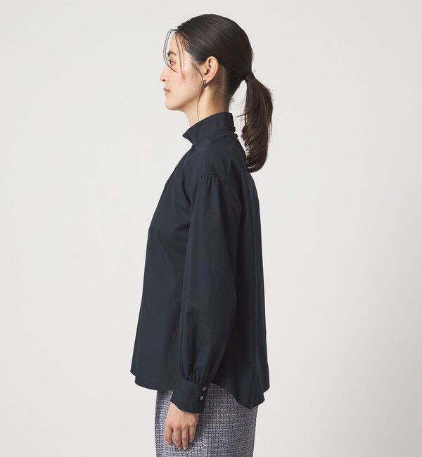 UNITED ARROWS green label relaxing「［size SHORTあり］ハイネック ボリューム スリーブ ブラウス」|シャツ・ブラウス|