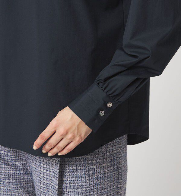 UNITED ARROWS green label relaxing「［size SHORTあり］ハイネック ボリューム スリーブ ブラウス」|シャツ・ブラウス|