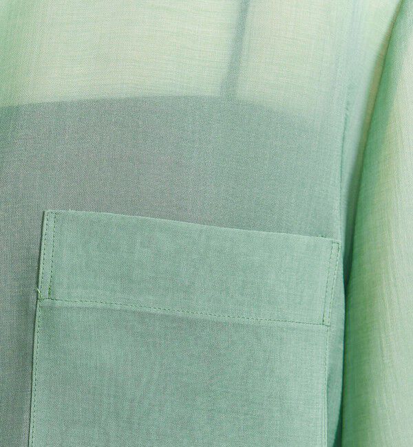 BEAUTY&YOUTH UNITED ARROWS「ポリエステル オーガンジー シャツ -ウォッシャブル-」|シャツ・ブラウス|