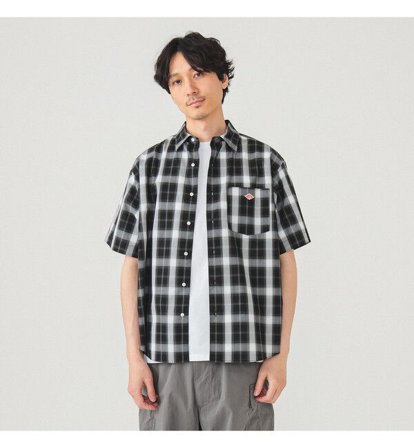 BEAMS「【別注】DANTON / ショートスリーブシャツ」|シャツ・ブラウス|