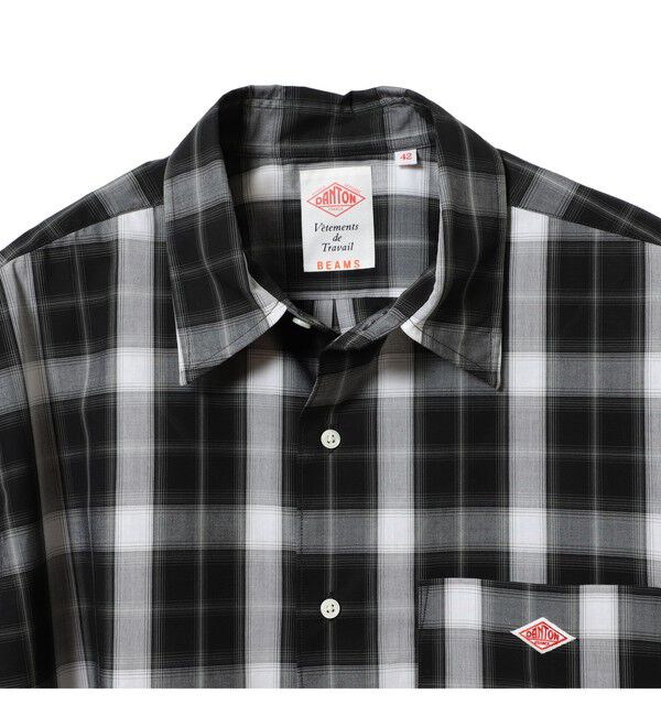 BEAMS「【別注】DANTON / ショートスリーブシャツ」|シャツ・ブラウス|