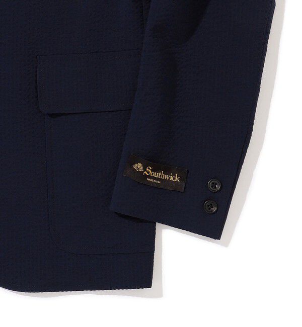 SHIPS「Southwick: CAMBRIDGE ウール/SOLOTEX(R) シアサッカー 3B ジャケット」|テーラードジャケット|