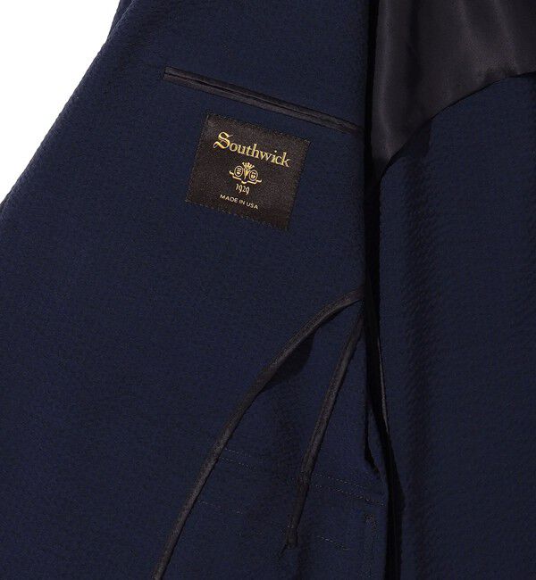 SHIPS「Southwick: CAMBRIDGE ウール/SOLOTEX(R) シアサッカー 3B ジャケット」|テーラードジャケット|