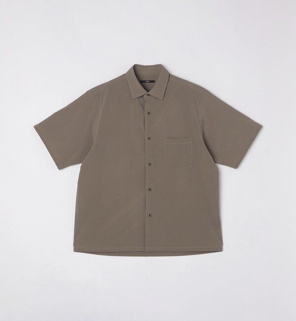 SHIPS「SHIPS:〈吸水速乾〉Micro Dot Air(R) レギュラーカラー ショートスリーブ シャツ」|シャツ・ブラウス|