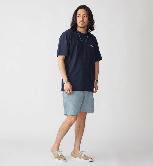 SHIPS「SHIPS: OLD ENGLISH SHIPS ロゴ クルーネック Tシャツ」|Tシャツ・カットソー|