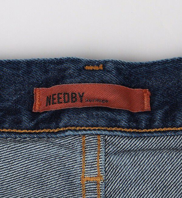 SHIPS any「NEEDBY: ユニセックス スーパーワイド デニム 5ポケット パンツ」|チノ|