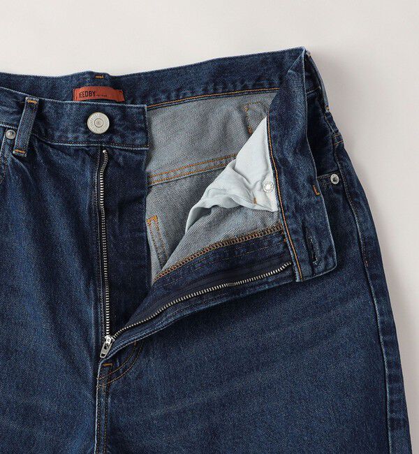 SHIPS any「NEEDBY: ユニセックス スーパーワイド デニム 5ポケット パンツ」|チノ|