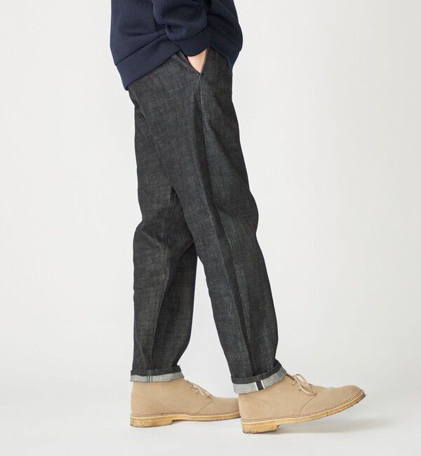 SHIPS「【WEB限定】SHIPS: セルビッチ デニム スラックス」|デニム|