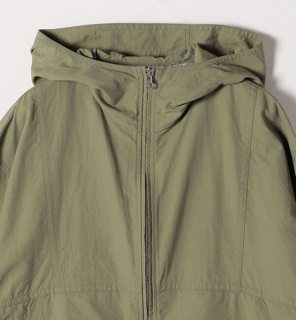 quaranciel「quaranciel:〈洗濯機可能〉ライト フーディー ナイロン ダブルジップ ブルゾン」|ブルゾン・スタジャン|