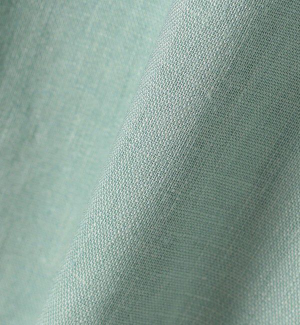 quaranciel「quaranciel:〈洗濯機可能〉リネン ミックス レギュラーカラー ポケット オーバー シャツ」|シャツ・ブラウス|