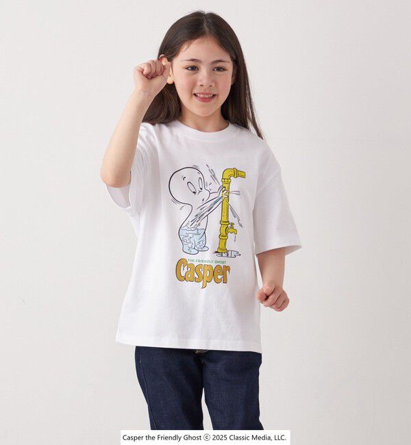 SHIPS any「SHIPS any: CASPER プリント コラボ Tシャツ◇」|Tシャツ・カットソー|ホワイト