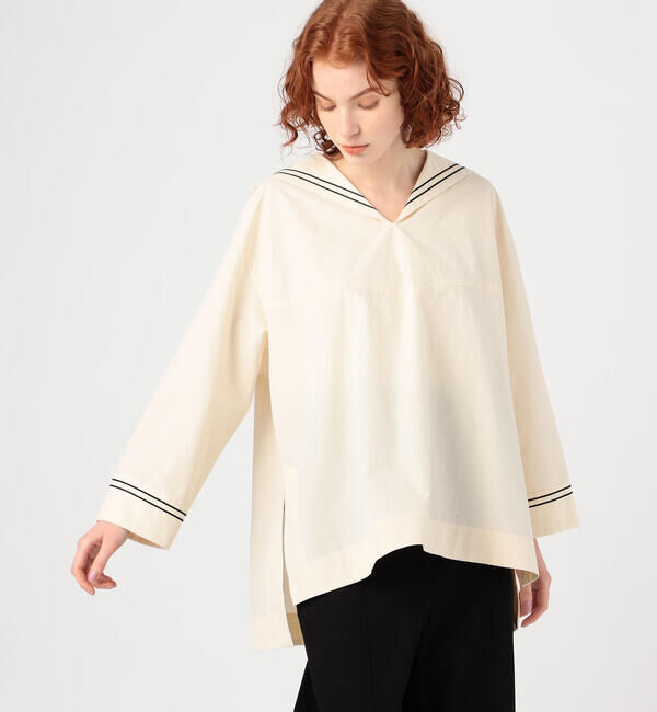 TOMORROWLAND BUYING WEAR「UNION LAUNCH セーラーカラーブラウス」|シャツ・ブラウス|