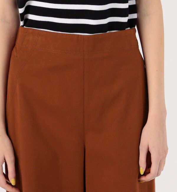 MACPHEE「コットンレーヨンストレッチ セミワイドクロップドパンツ」|その他|