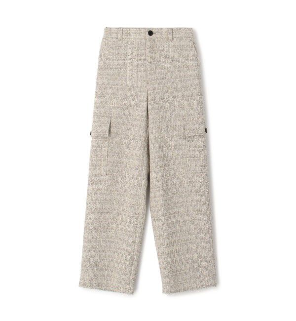GALERIE VIE「ノンミュールツイード カーゴパンツ」|カーゴ|41 ライトベージュ