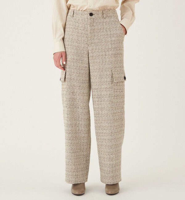 GALERIE VIE「ノンミュールツイード カーゴパンツ」|カーゴ|