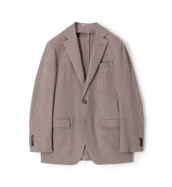 TOMORROWLAND MENS「ウールカシミヤ シングルブレステッド 2Bジャケット ZEGNA TROFEO CASHMERE」|テーラードジャケット|43 ベージュ