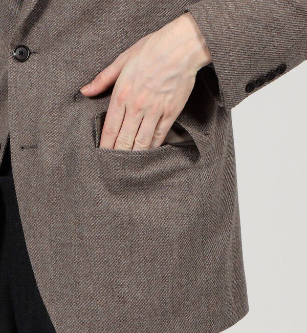 TOMORROWLAND MENS「ウールカシミヤ シングルブレステッド 2Bジャケット ZEGNA TROFEO CASHMERE」|テーラードジャケット|