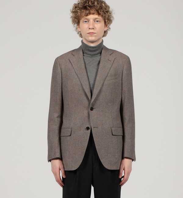 TOMORROWLAND MENS「ウールカシミヤ シングルブレステッド 2Bジャケット ZEGNA TROFEO CASHMERE」|テーラードジャケット|