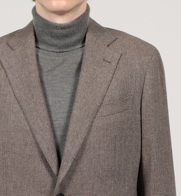 TOMORROWLAND MENS「ウールカシミヤ シングルブレステッド 2Bジャケット ZEGNA TROFEO CASHMERE」|テーラードジャケット|
