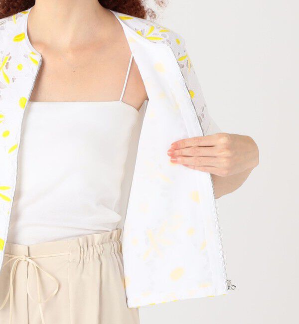 TOMORROWLAND collection「デイジーポップ ジップアップブラウス」|シャツ・ブラウス|