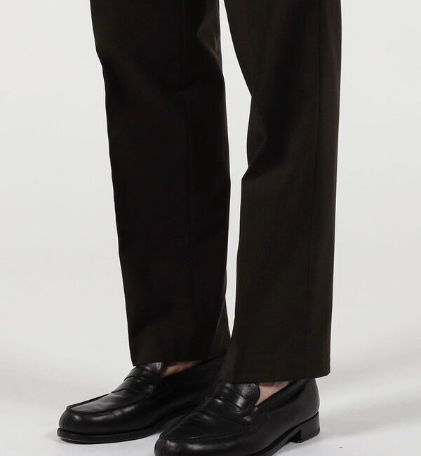 TOMORROWLAND MENS「ウールナイロン 1プリーツ イージースラックス V.B.CANONICO」|スラックス|