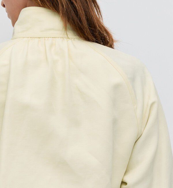 BACCA「ナイロンリネンビンテージギャバジン ジップアップブルゾン」|ブルゾン・スタジャン|