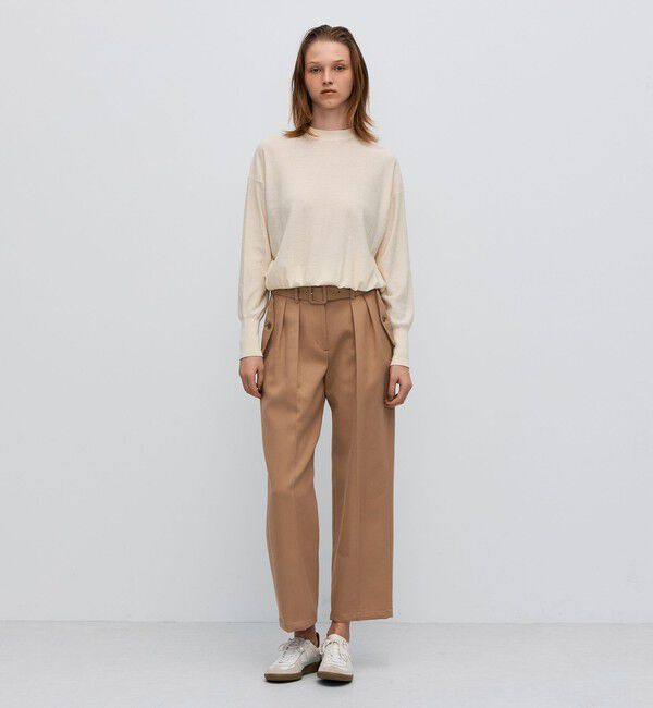 BACCA「スパークルファインウール クルーネックプルオーバー」|ニット・セーター|