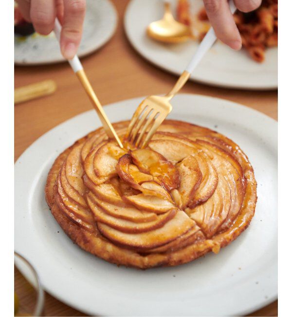 journal standard Furniture「【Cutipol/クチポール】GOA ディナーフォーク ホワイト&times;ゴールド」|食器・キッチングッズ|