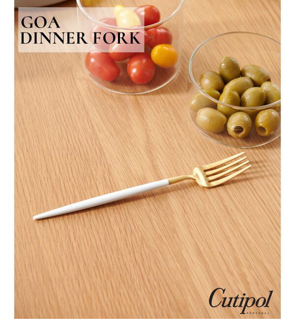 journal standard Furniture「【Cutipol/クチポール】GOA デザートフォーク ホワイト&times;ゴールド」|食器・キッチングッズ|ゴールド