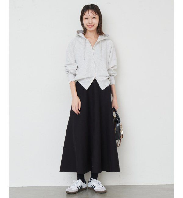 SLOBE IENA「《追加》ミラノリブニットフレアスカート」|スカート|