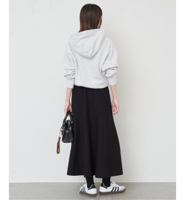 SLOBE IENA「《追加》ミラノリブニットフレアスカート」|スカート|