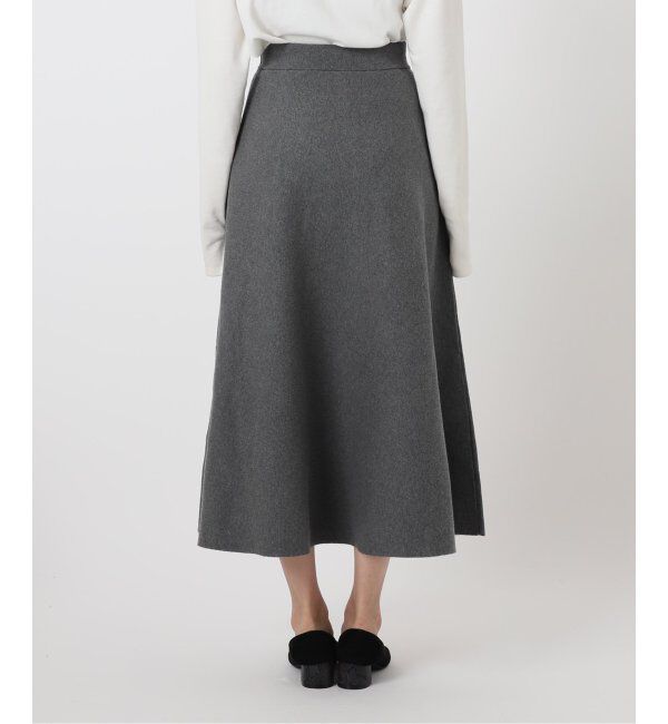 SLOBE IENA「《追加》ミラノリブニットフレアスカート」|スカート|