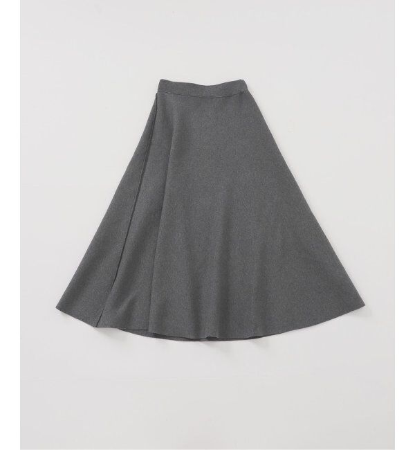 SLOBE IENA「《追加》ミラノリブニットフレアスカート」|スカート|
