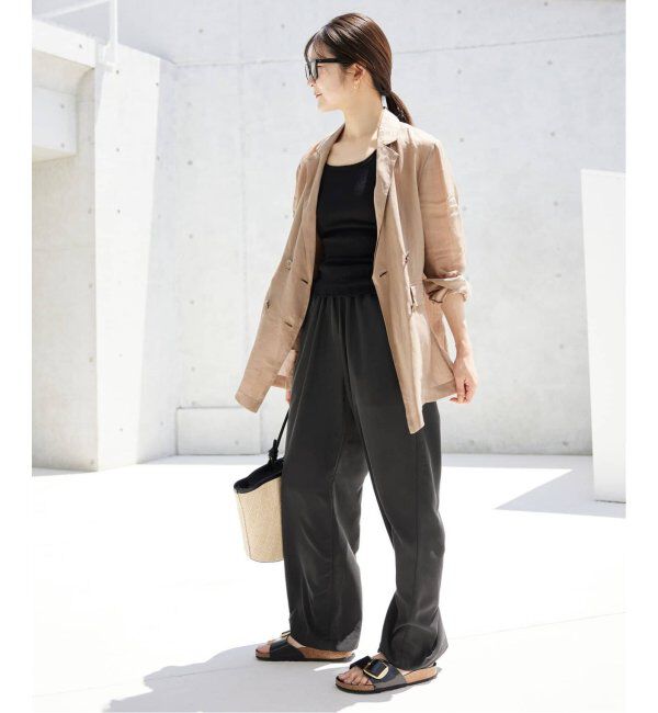 SLOBE IENA「《追加》フィブリルリラックスパンツ」|その他|