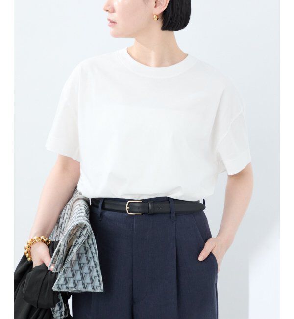 VERMEIL par iena「clear cotton Tshirt」|Tシャツ・カットソー|ホワイト