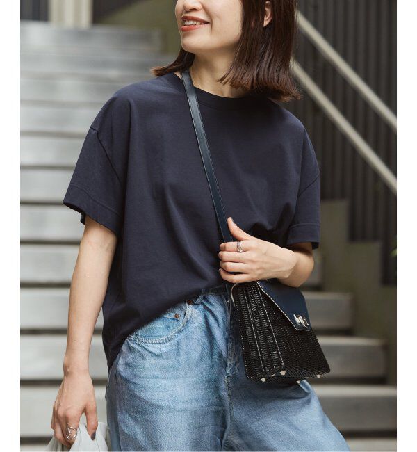 VERMEIL par iena「clear cotton Tshirt」|Tシャツ・カットソー|ネイビー