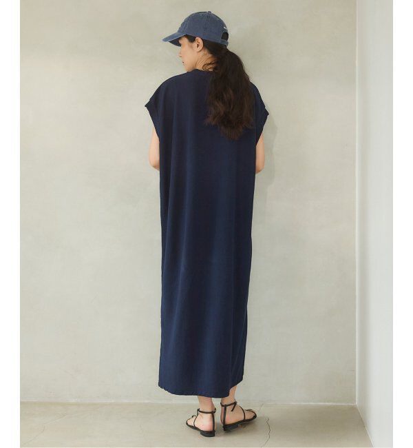 IENA「BLACK ポケットTドレス」|ワンピース|