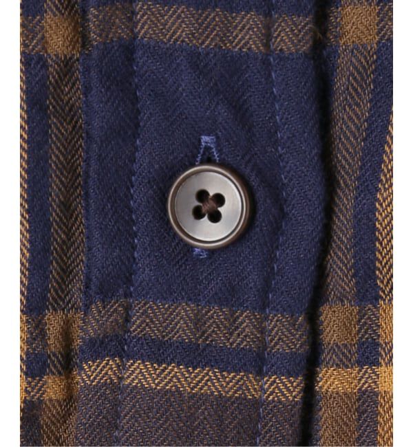 IENA「シャーリングチェックショートシャツ」|シャツ・ブラウス|